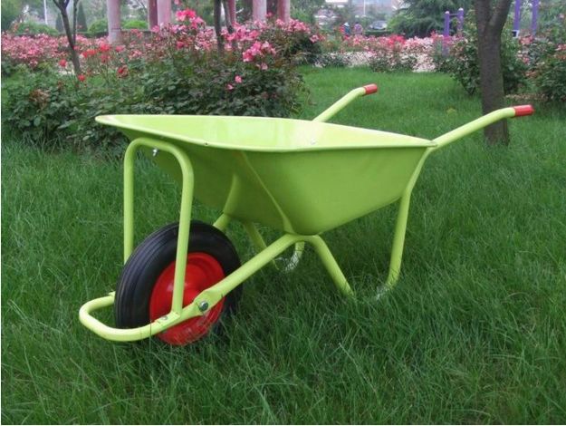 Plastic/Wood Hand Cart/Wh7804 Wheelbarrow /Garden Wheelbarrow