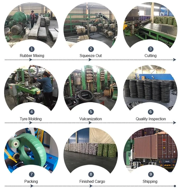 Semi Pneumatic Rubber Tire for Agricultural Machine Roller