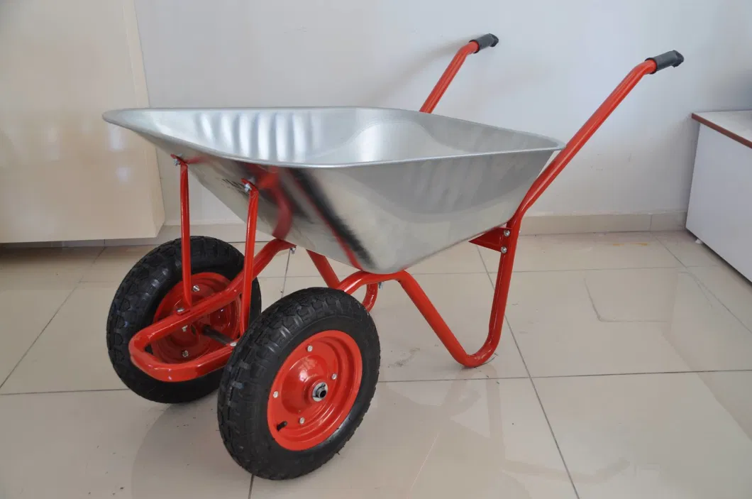 65L Turkey Tunisia Market Single Wheel Concrete Construction Trolley Wheelbarrow