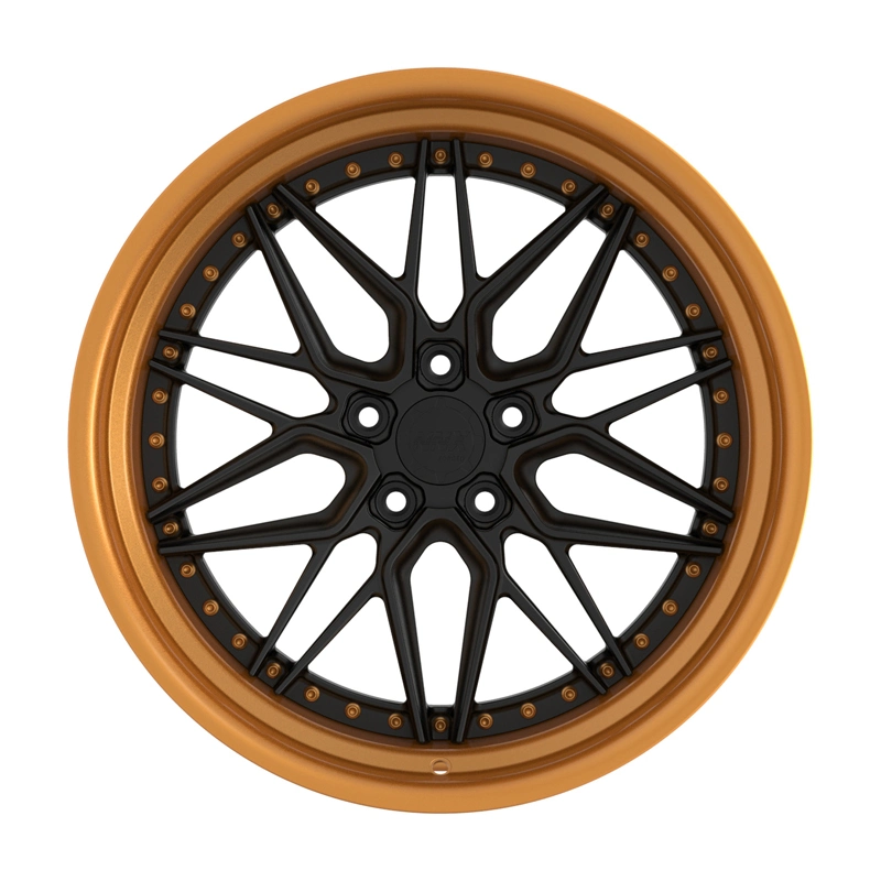 Wear-Resisting 6X114.3 18 Inch Black Polished Duo Color Forged Aluminum Alloy Wheels 22 Inchs Wheel Wheel Rims 5 Holes