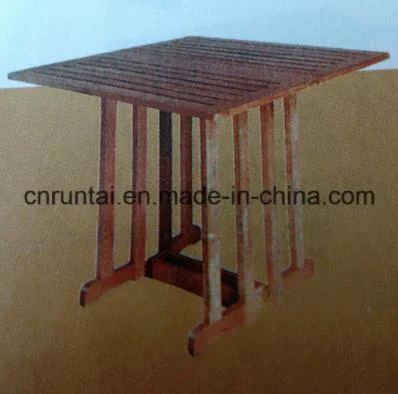 Factory Supply Competitive Price Wooden Quadrate Table
