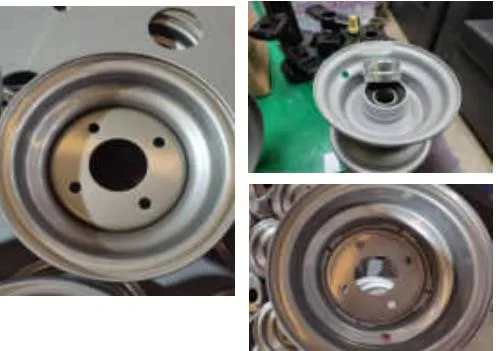 Steel Wheel Rim 12inch 5 Holes 12X4 PCD (5/114.3) CB (70/81.1) Et (0) Mini Wheel for ATV &amp; Trailer Agriculture Drill Planter Use
