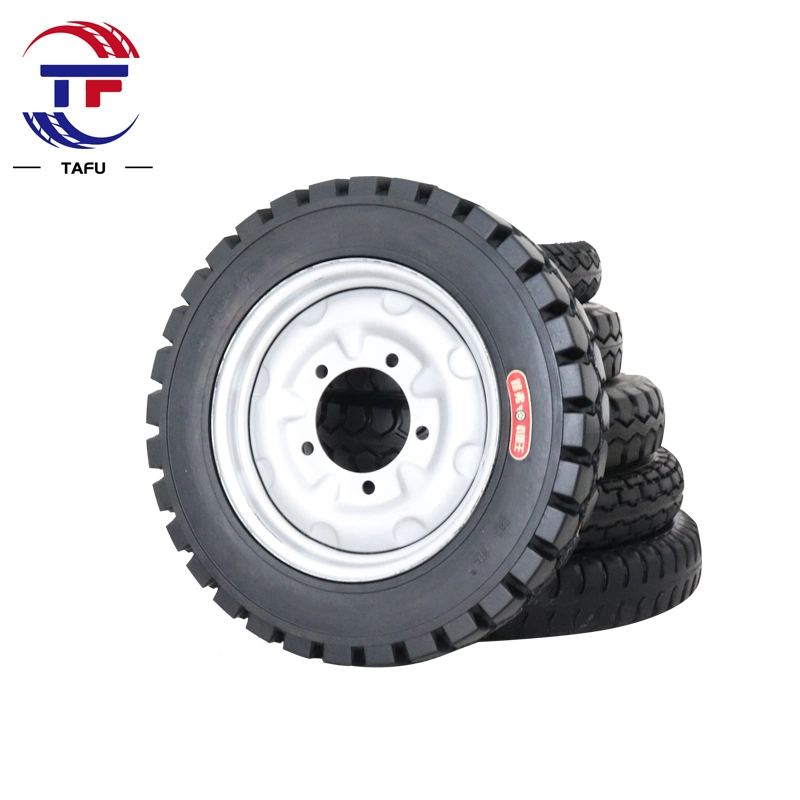 450-12 Solid Tires for Electric Tricycles, Rubber Wheels, Inflatable Tires Without Bursting 4.50-12