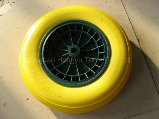 Wheel Barrow Hand Trolley Solid Colorful PU Foam Wheel