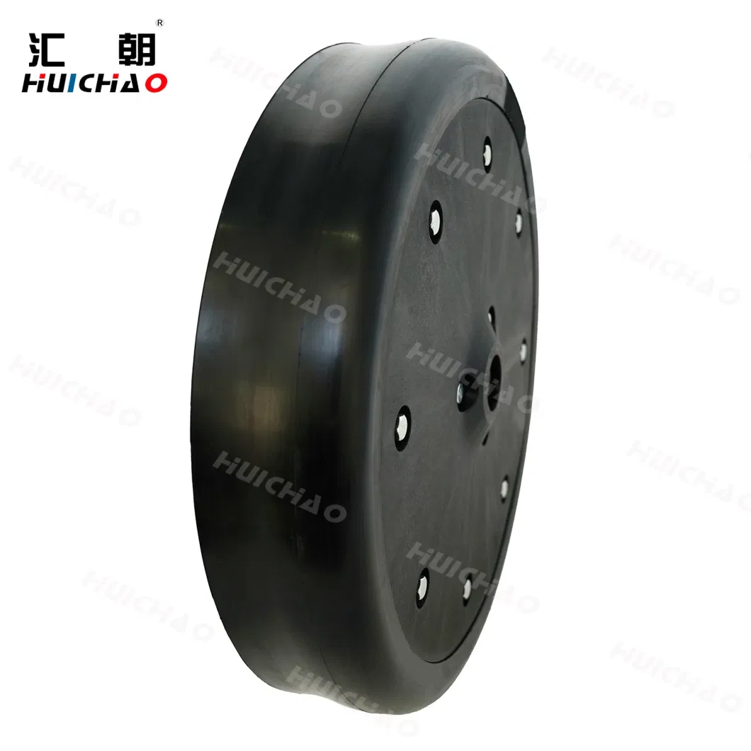 16X3 Inch Semi Pneumatic Rubber Tire Plastic and Steel Half Rim 3X16 Seeder Gauge Wheel
