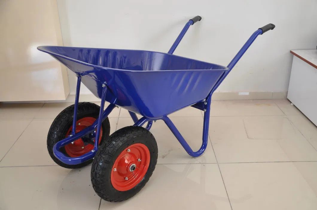 65L Turkey Tunisia Market Single Wheel Concrete Construction Trolley Wheelbarrow