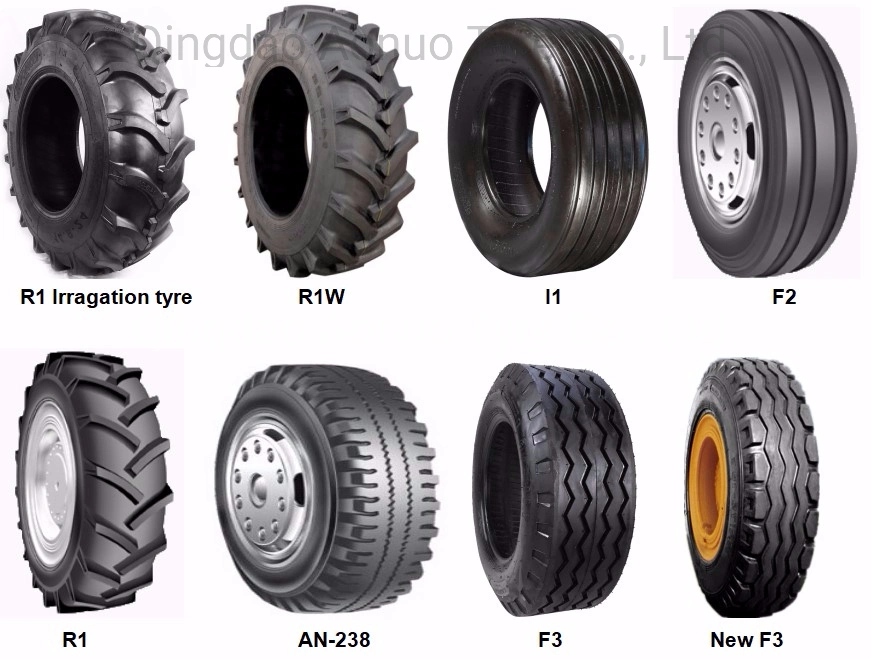 Farm Tractor Agriculture Tires on R1/F1/F2/F3/I1 Paddy Shattercrane Implement Irrigation Monster Combine Harvester (14.9-24, 16.9-34)