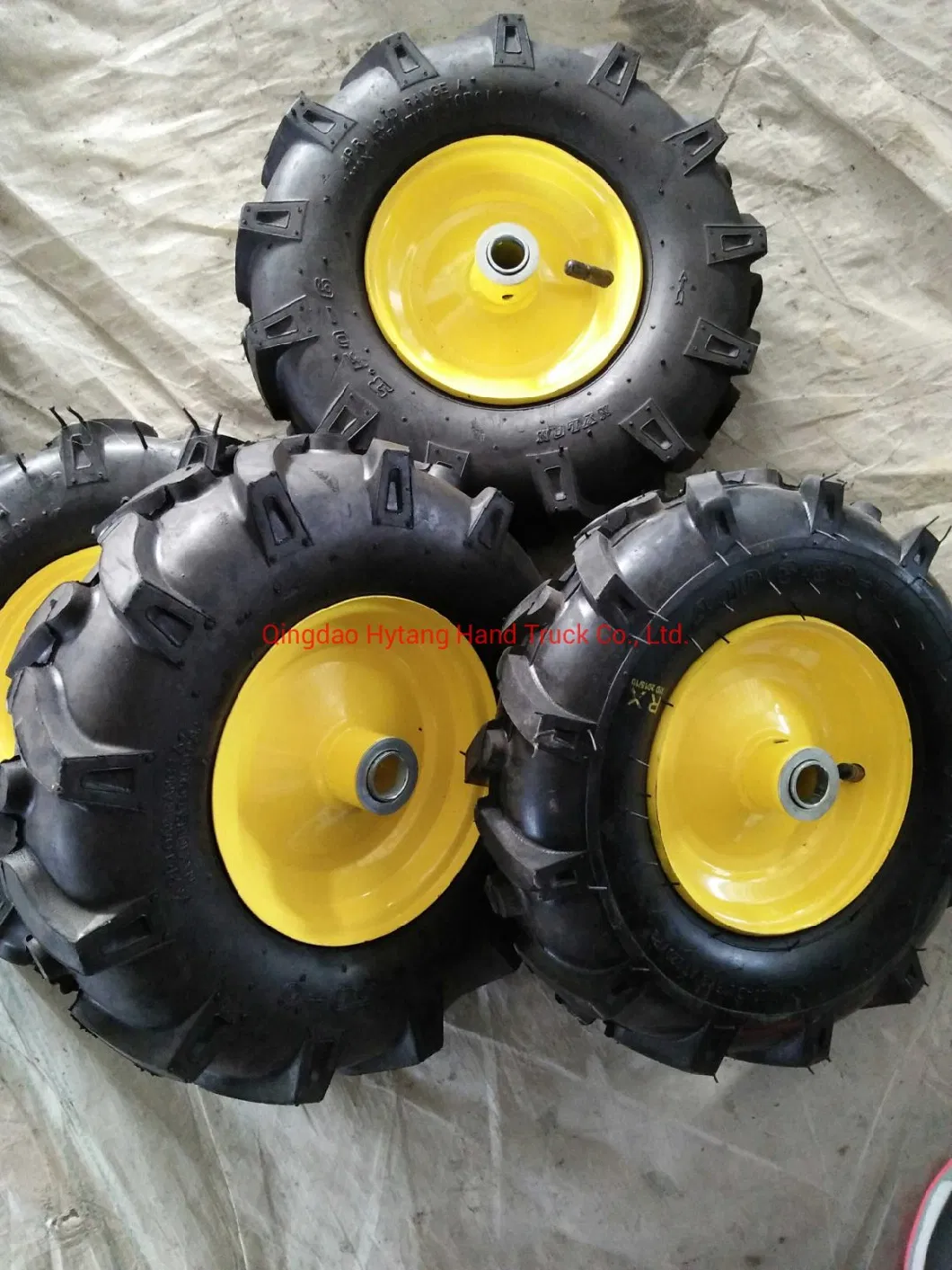 10 Inch Tiller Wheel 3.50-4 Big Ball Bearing