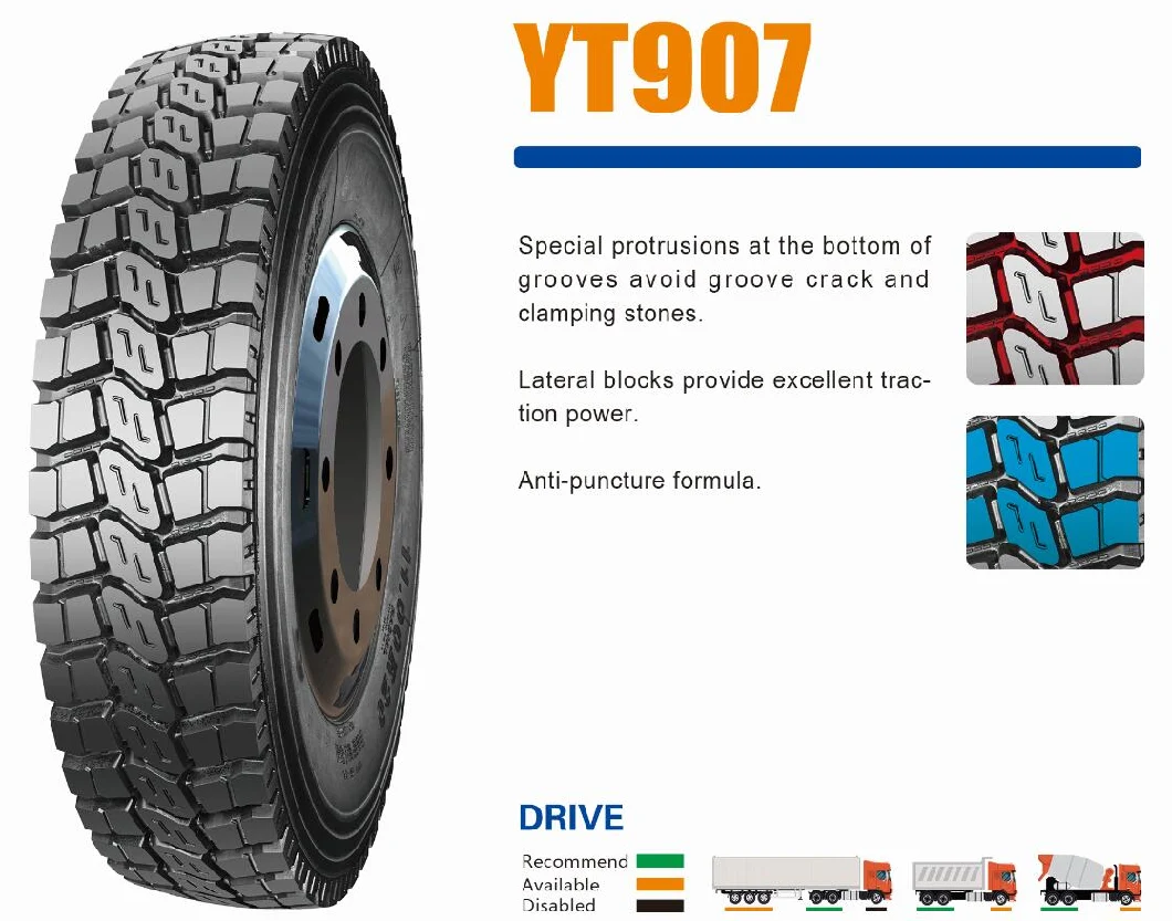 Chinse Factory High Quality TBR Bus Tires, PCR Car Tires 7.50r16 Light Truck Radial Tyre Tire