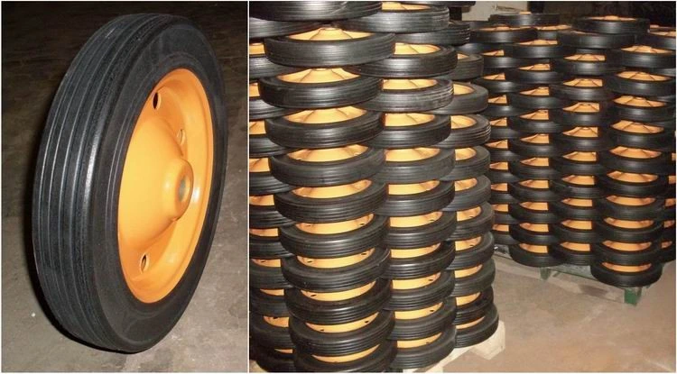 Heavy Duty Solid Rubber Wheel with 12X2