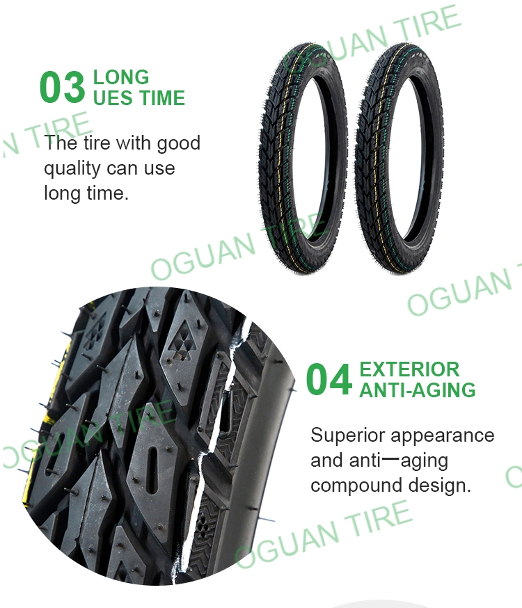 4.00-8 Rubber Tires/Tyre for Motorcycle Utility Cart Tricycle Car Hand Truck Tractor