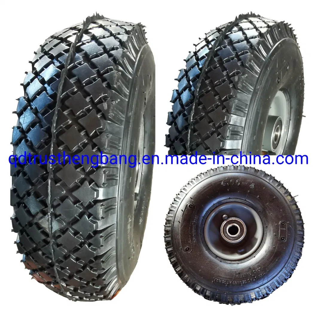 300mm Rubber Air Wheel for Hand Trolley Sack Truck Push Cart Trailer