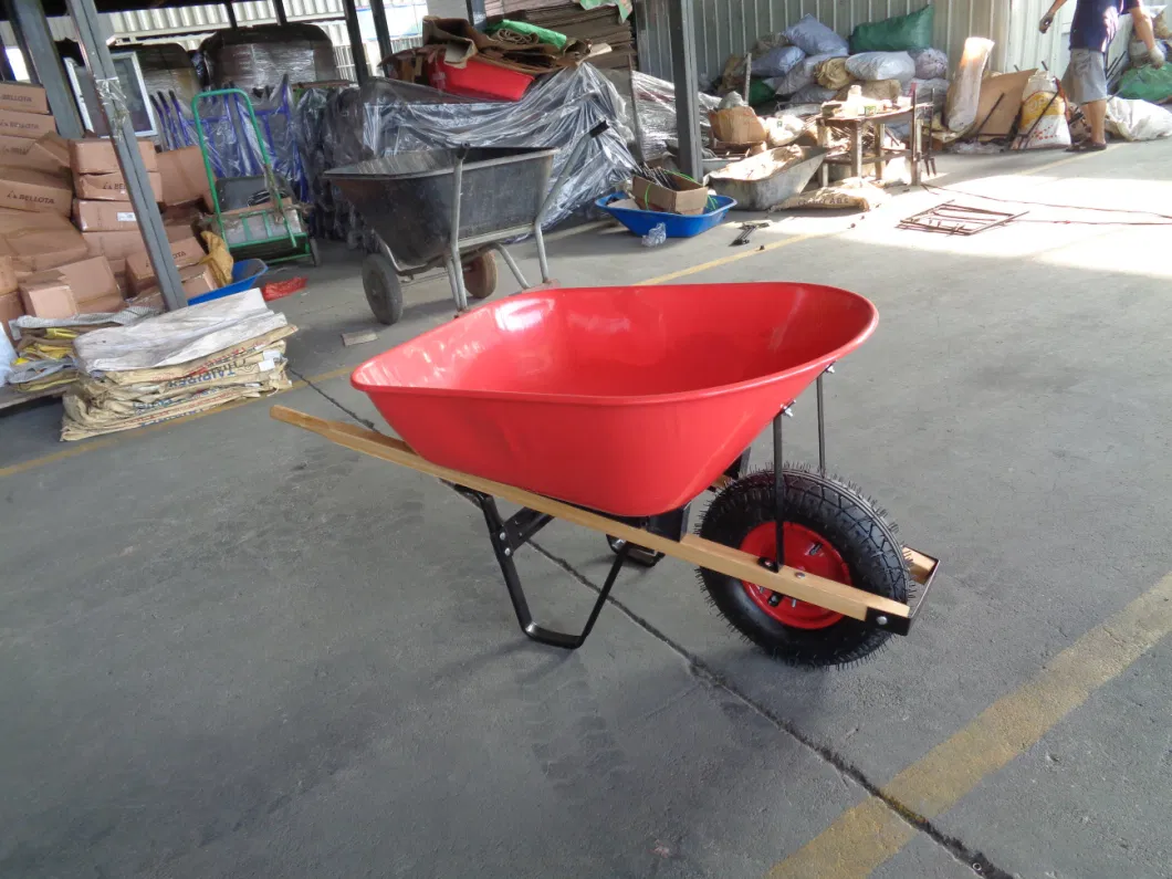 Hot Sell Construction Wood Frame Wheelbarrow Wb6600