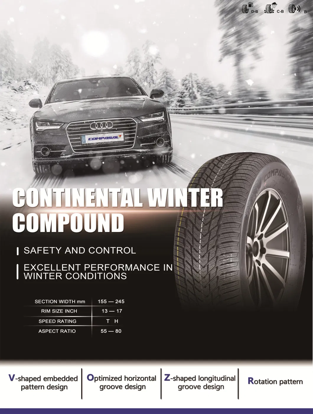 Factory Direct Fresh New All Season, Summer Tire, Winter Tire with HP UHP SUV Mt at Tire Mini Car Tyres 12-30inch Cheap Passenge Car Tires with ECE R117 Cert