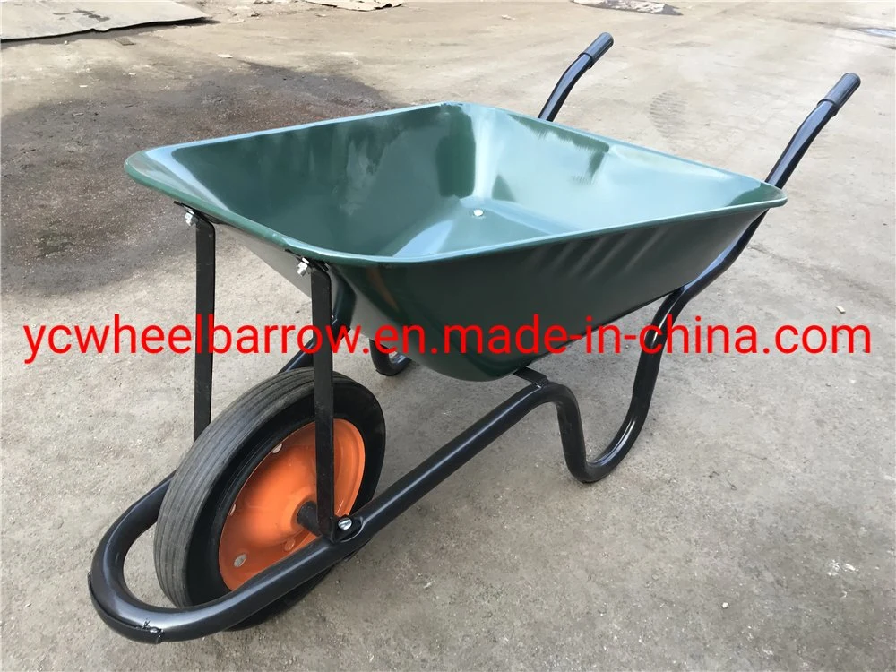 Africa Wheelbarrow Wb6400 with Rubber Wheel Heavy Duty Brouette