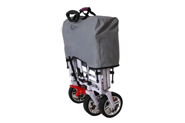 Portal Folding Collapsible Wagon Utility Outdoor Camping Beach Cart Garden Park Trolley 4 Strong Wheels