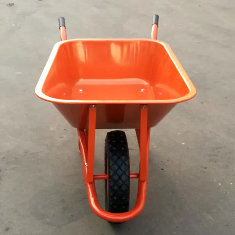 Metal Tray Material Cheap Price CE Certificate Heavy Duty Commercial Use Single Wheelbarrows