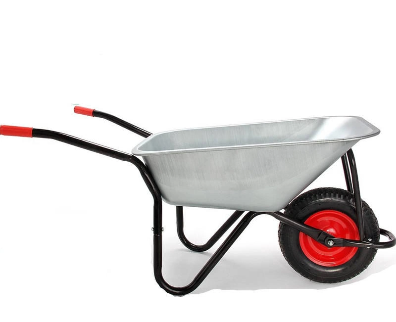 Metal Tray Material Cheap Price CE Certificate Heavy Duty Commercial Use Single Wheelbarrows