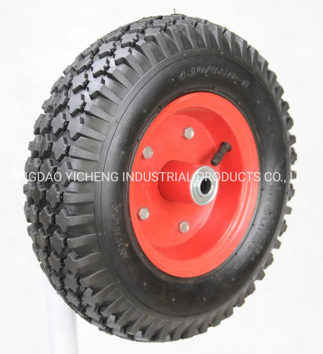 High Quality Diamond Tyre 13X3.50-6 Wheelbarrow Wheel for Lawn Mower and Wheelbarrow