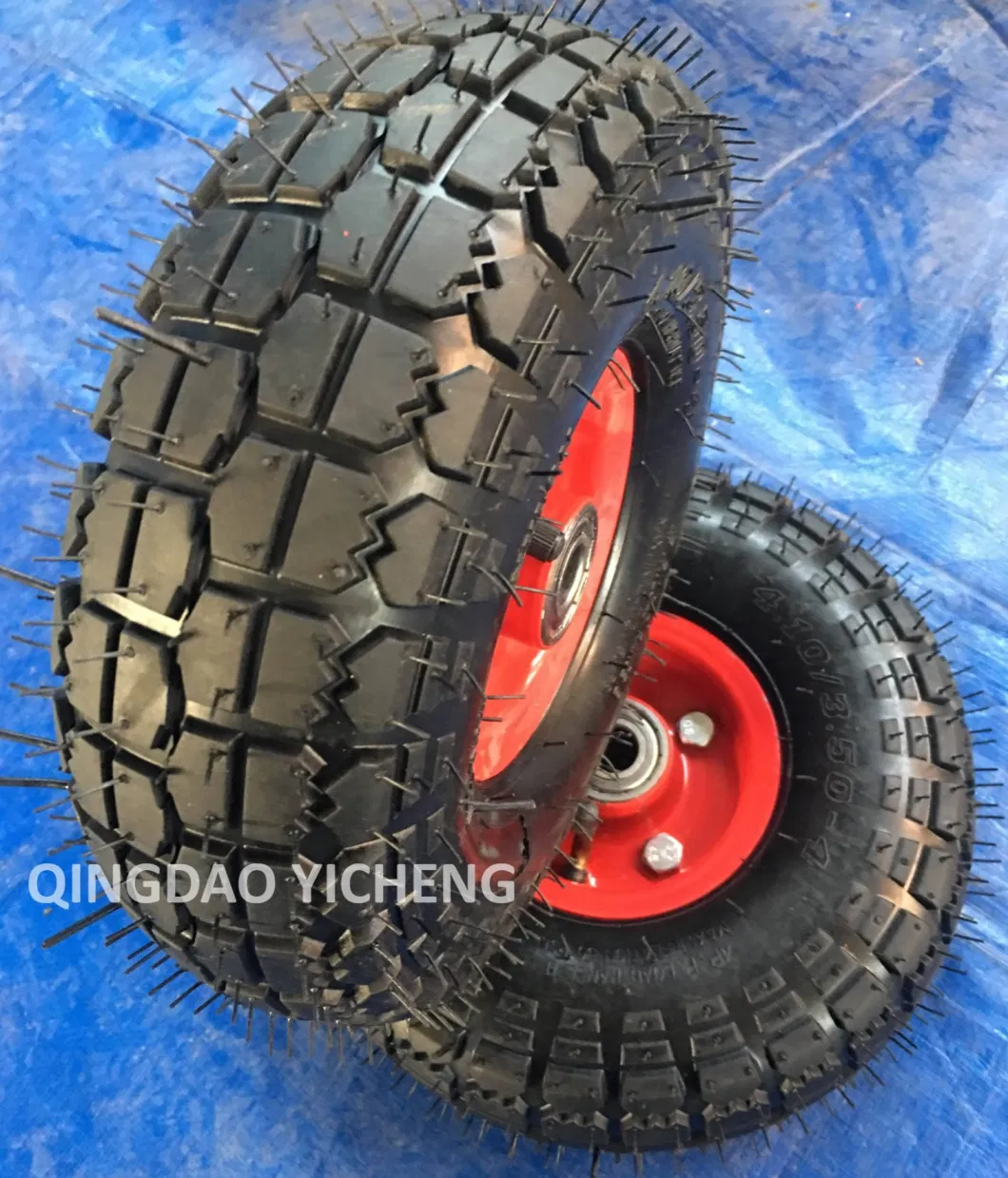 Heavy Duty Deep Pattern Pneumatic Wheel and PU Foam Wheel 10X3.50-4