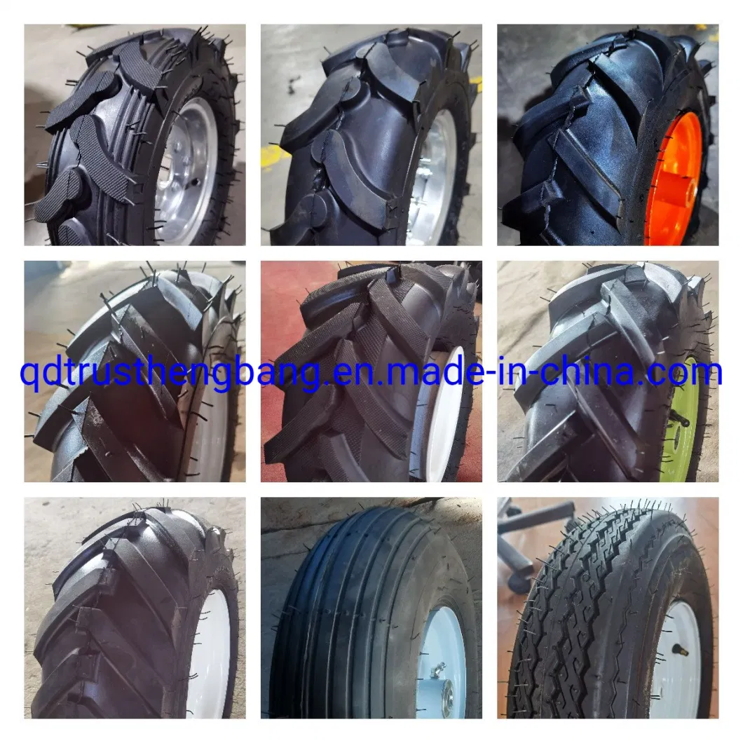 Good Price Pneumatic Rubber Tire 4.00-8 Wheelbarrow Wheel Air Wheel for Wheelbarrows