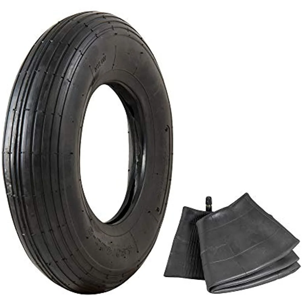 4.80/4.00-8 Wheelbarrow Pneumatic Wheel Rubber Tire and Tube