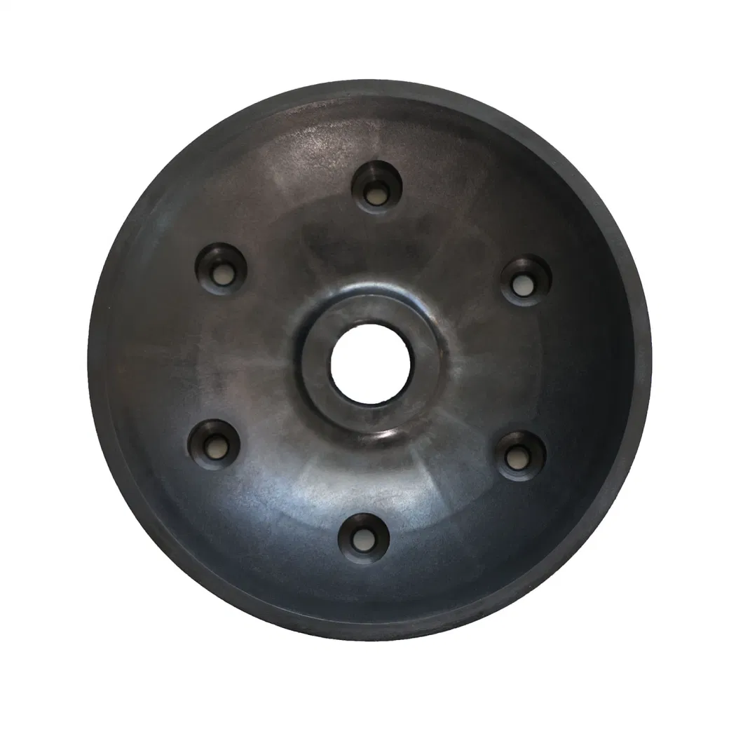 16&quot;X4.5 &quot; Gauge Wheel with Both Spoked Black Steel Halfs for Planter
