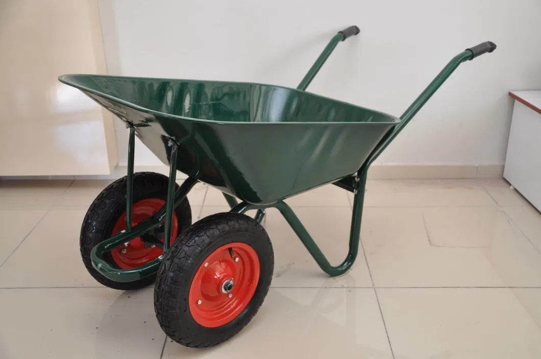 65L Turkey Tunisia Market Single Wheel Concrete Construction Trolley Wheelbarrow