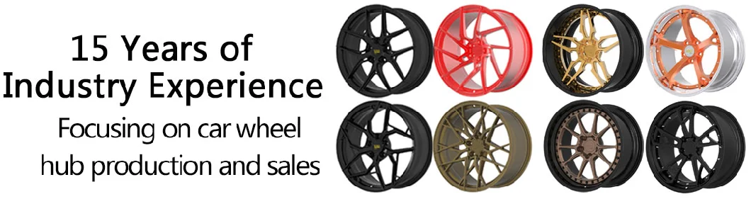Wear-Resisting 6X114.3 18 Inch Black Polished Duo Color Forged Aluminum Alloy Wheels 22 Inchs Wheel Wheel Rims 5 Holes