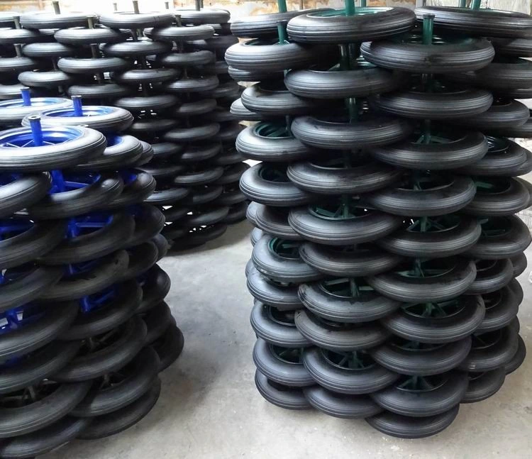 Heavy Duty Solid Rubber Wheel with 12X2