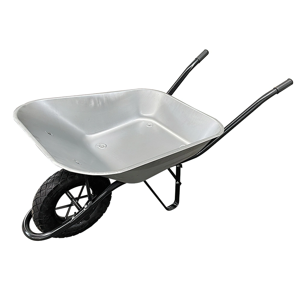 Single Wheel Barrow Construction Hand Cart with Sturdy Structure