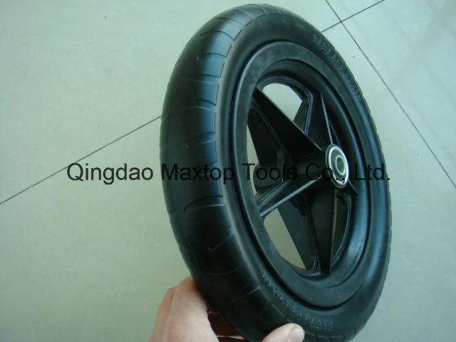 12 Inch Flat Free PU Foam Wheel for Golf Cart