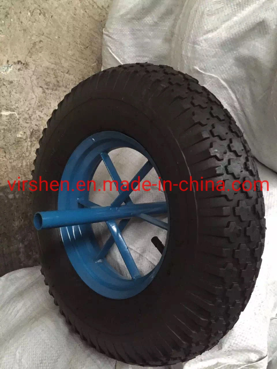 250-4 Rubber Wheel Barrow Tire / Small Wheels and Tires