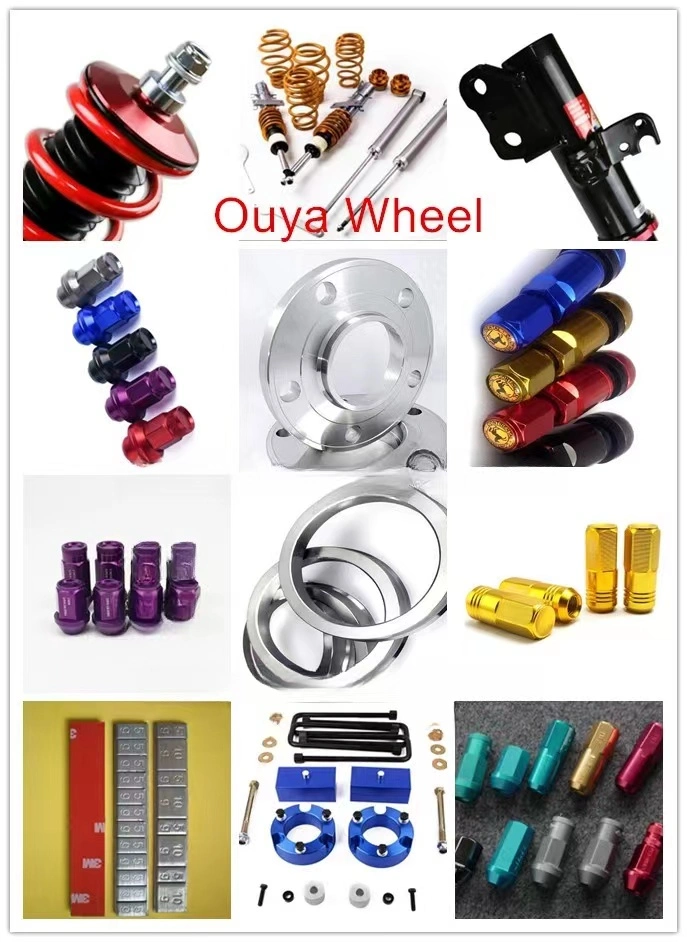 Cheap Customization Car Rubber Rims Industrial Caster Aluminum Auto Spare Alloy Wheel