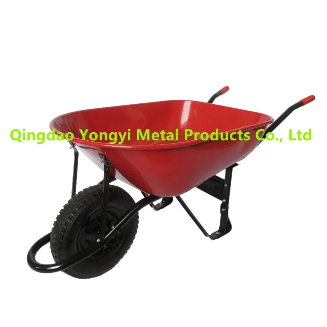 Durable Popular Hand Push Cart/Wheel Barrow/Wheelbarrow (WB7503)