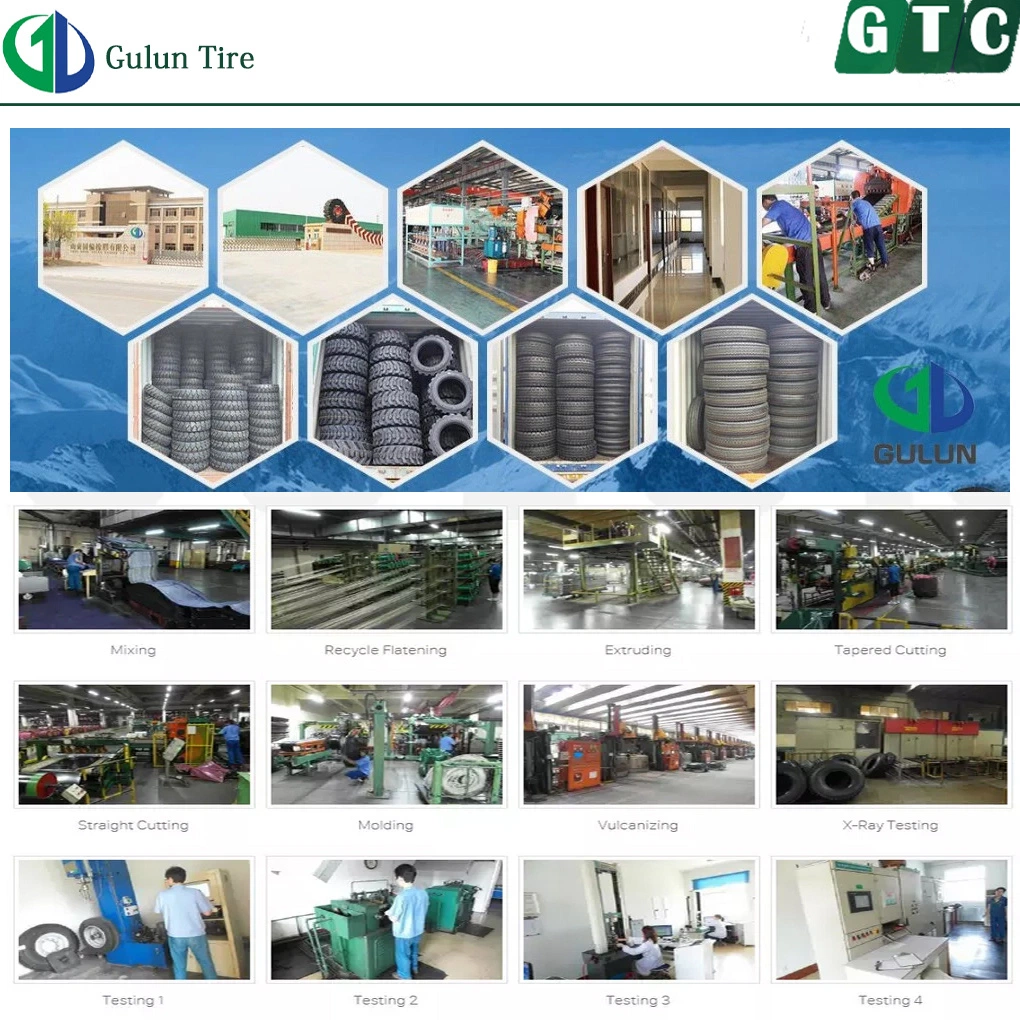 Foam Solid Tire Polyurethane Filled for Curved and Straight Arm Equipment