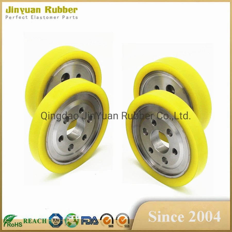 China Factory OEM Customized Urethane Rubber Parts PU Wheel