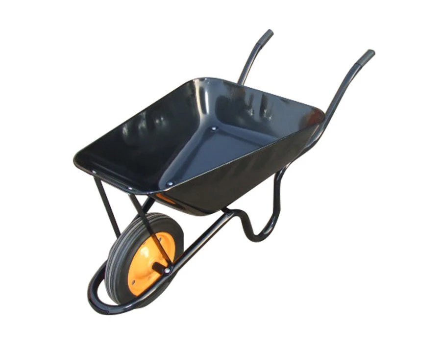 Single Wheel Garden Hand Trolley Steel Wheelbarrow Schubkarre