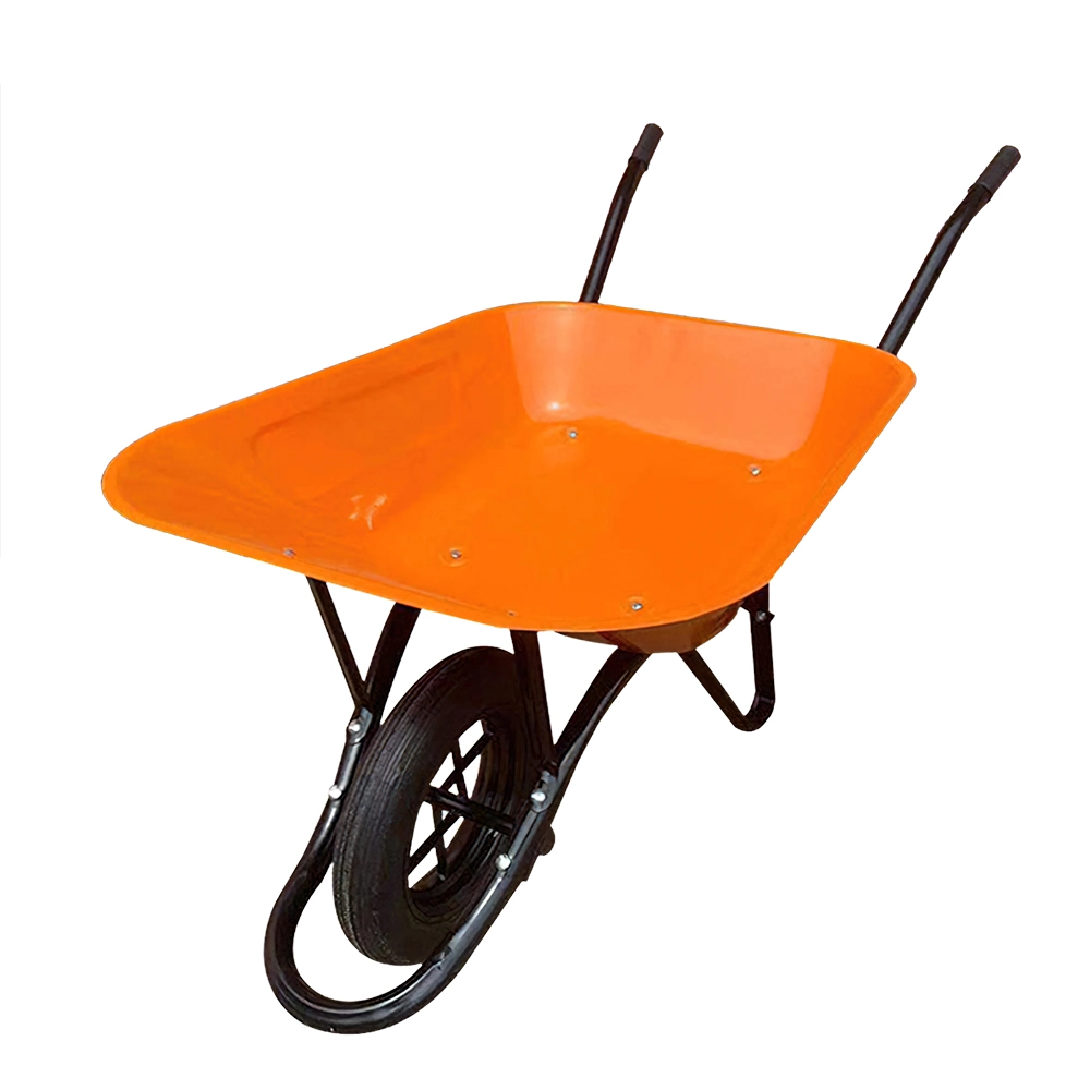Single Wheel Barrow Construction Hand Cart with Sturdy Structure