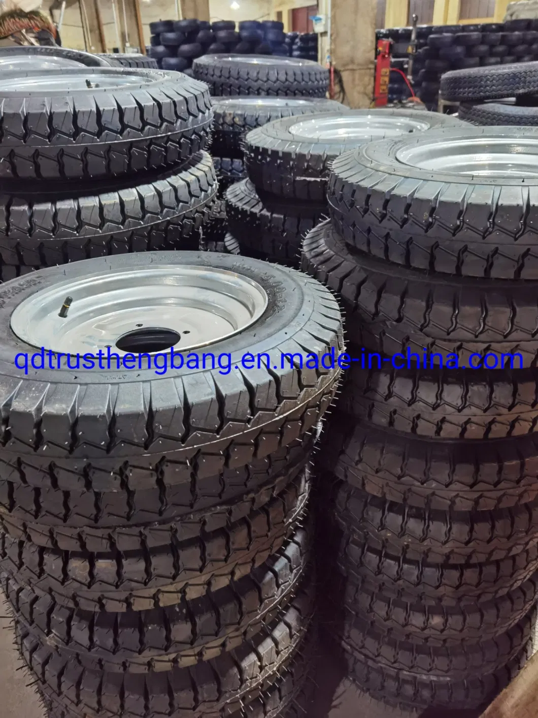 4.00-10c K-96 5.00-10c K-96 Tire for Mini 4 Wheel Tractor 3 Wheel Tricycle Dumper and Mini Power Tiller