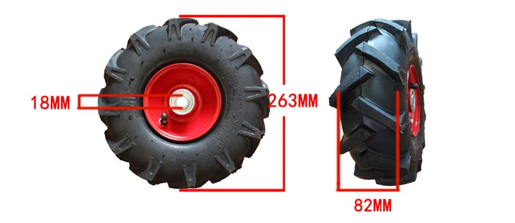400-8 480-8 13X500-6 Tractor Tire Rubber Wheel with Agricultural Tread Pattern