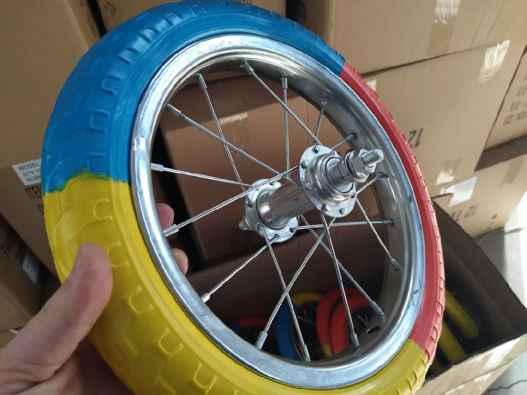 Heavy Duty Solid Flat Free PU Foam Tyre Wheels