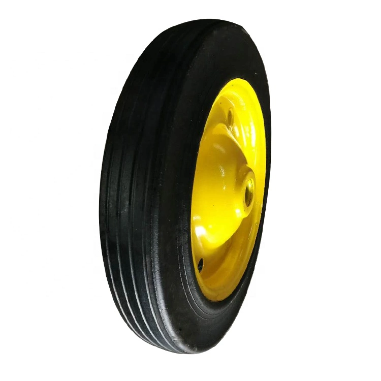 13 Inx3 Inch Solid Tire Rubber Wheel for Wheelbarrow Wb3800, Hand Trolley, Hand Cart