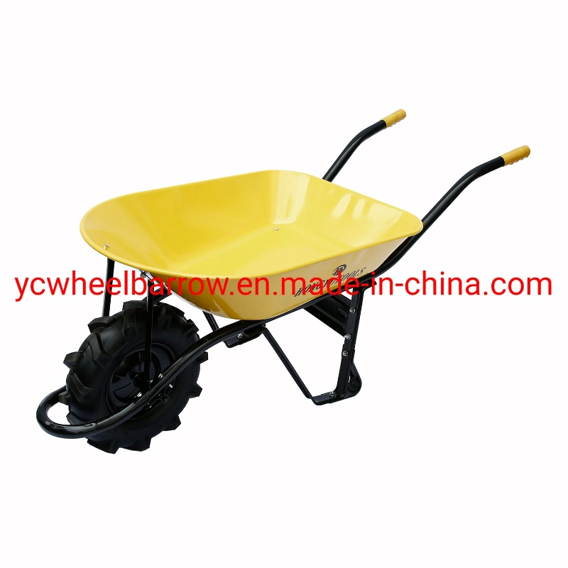 Wheelbarrow Specifications Standard Factory Price Construction Garden Plastic Wheelbarrow