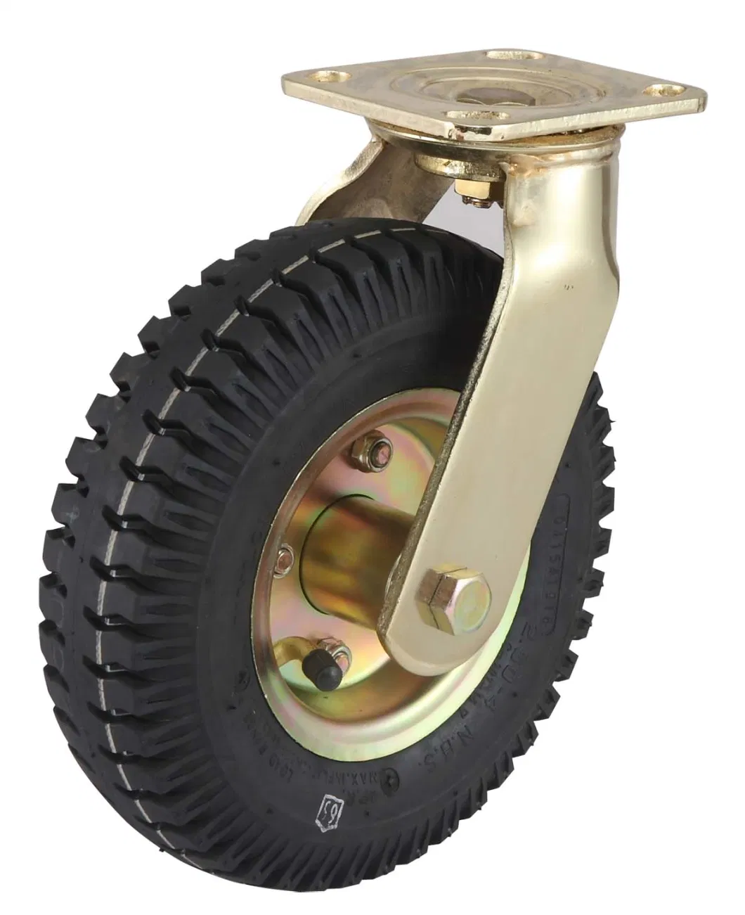 Pneumatic Wheel with Metal Rim for Wheelbarrow
