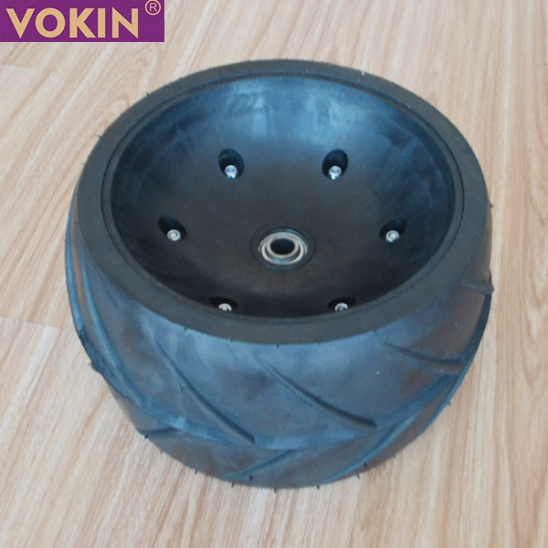 6.5&quot;X12&quot; Semi-Pneumatic Rubber Roller Agricultural Wheel