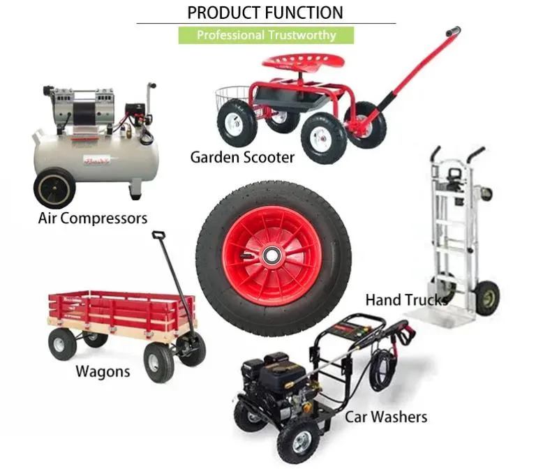 13 Inch Rubber Inflatable Wheel, Wheelbarrow / Unicycle / Agricultural Cart and Other Wheels