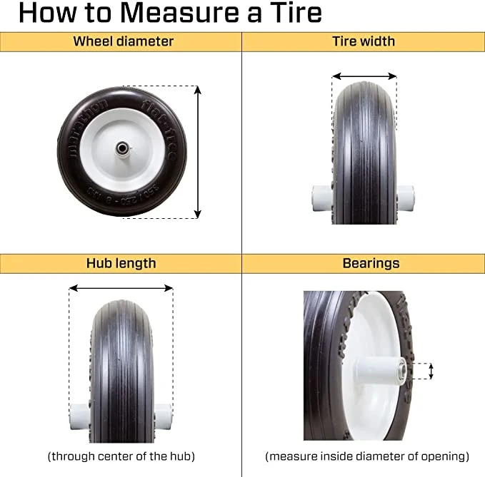 Maxtop Heavy Duty Trolley Flat Free Wheels