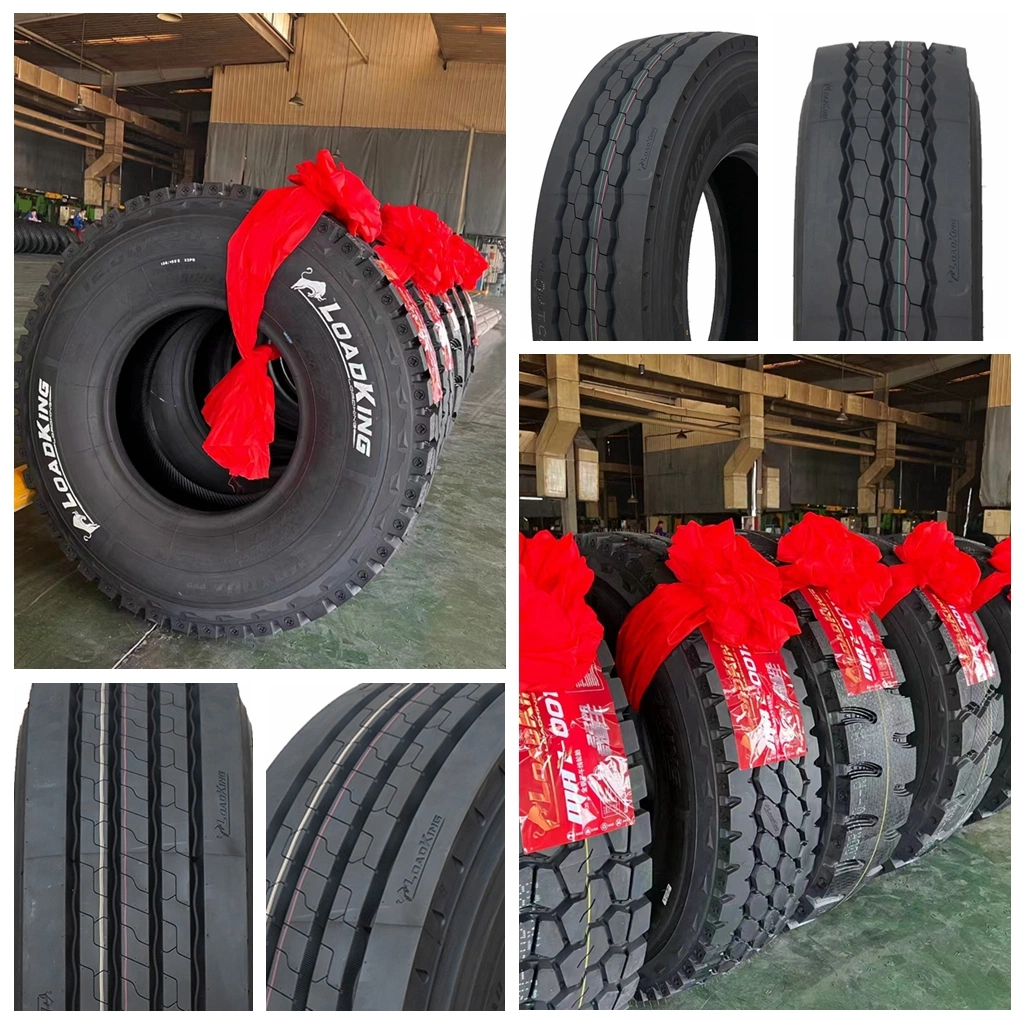 Manufacturer China Top Tire Brands Factory Tubeless Tyres 12r22.5 Trailer Drive Steer Tyre Radial Heavy Duty TBR Truck Bus Tire