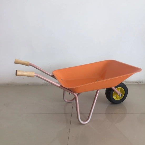 Mini Kids Toy Metal Material Wheelbarrow for Garden and Beach Use